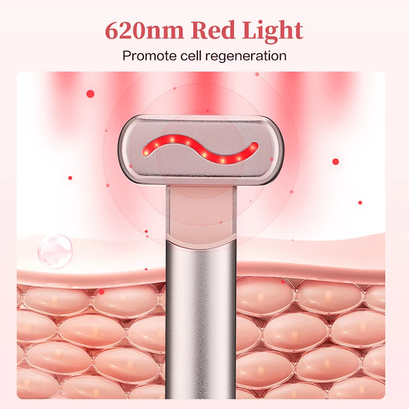 Microcurrent Face Lifting & Red Light Facial Wand