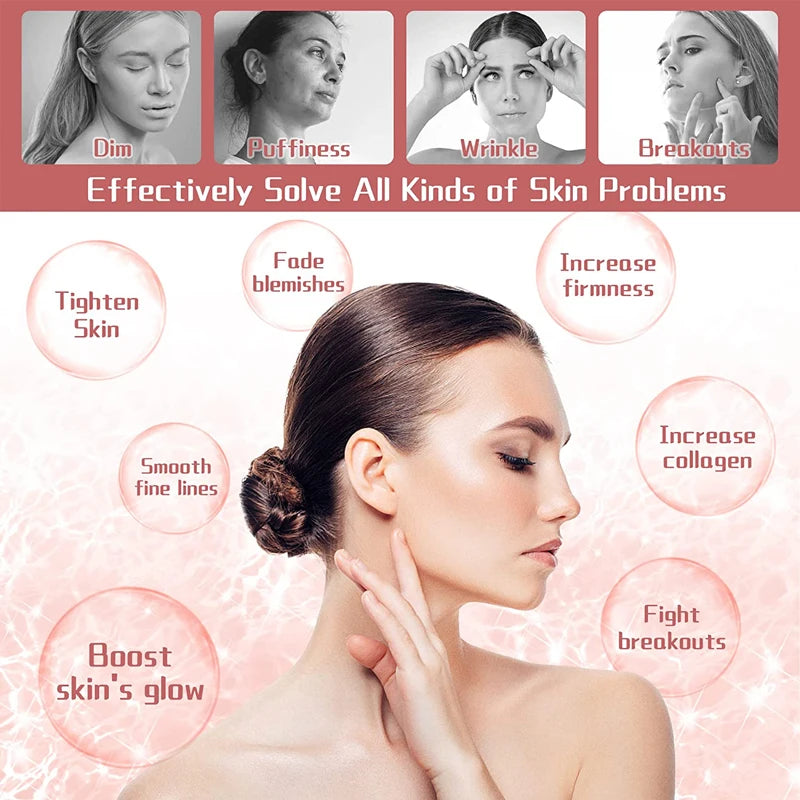 Microcurrent Face Lifting & Red Light Facial Wand
