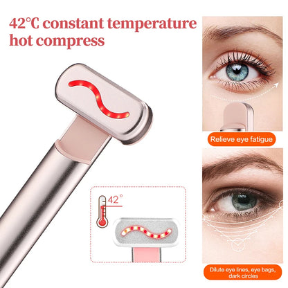 Microcurrent Face Lifting & Red Light Facial Wand