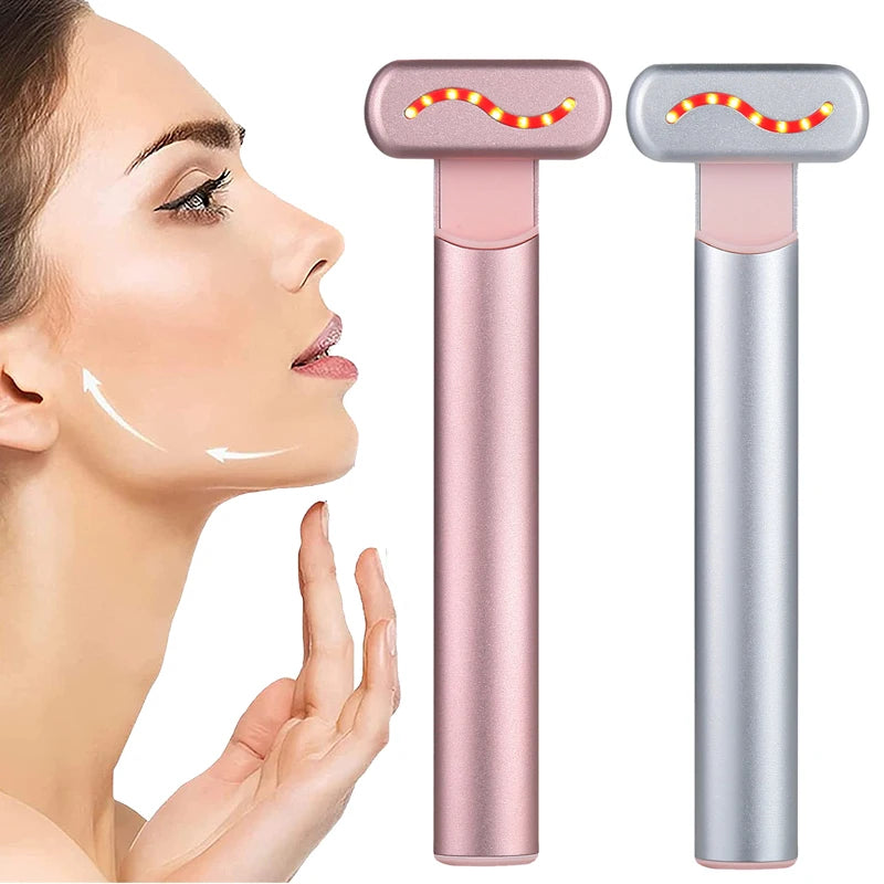 Microcurrent Face Lifting & Red Light Facial Wand
